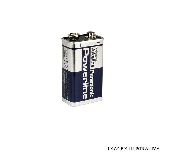 Industrial Alkaline Battery 9V PP3 / 6LR61 - PANASONIC - 1 Unit