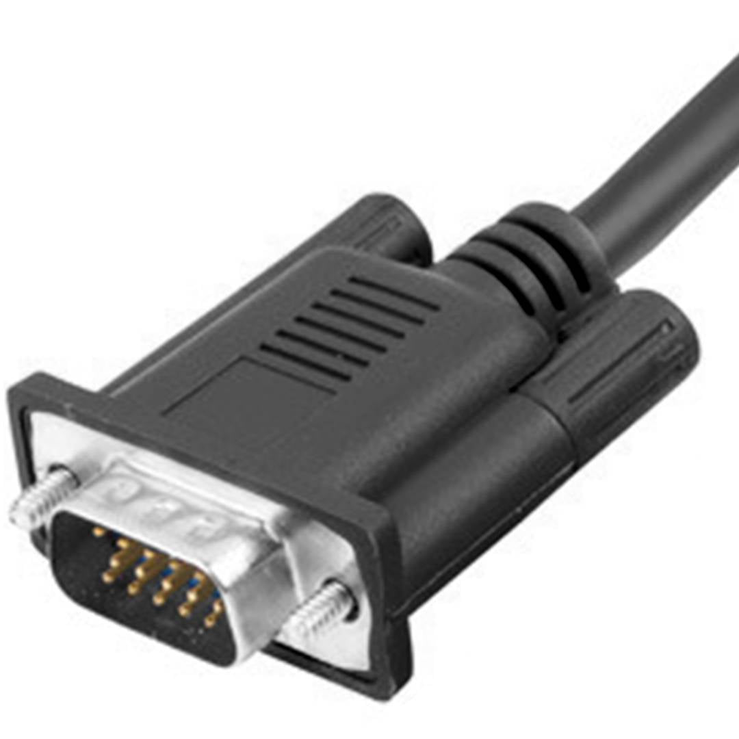 Black Lanberg VGA cable 1.8 m male to male 