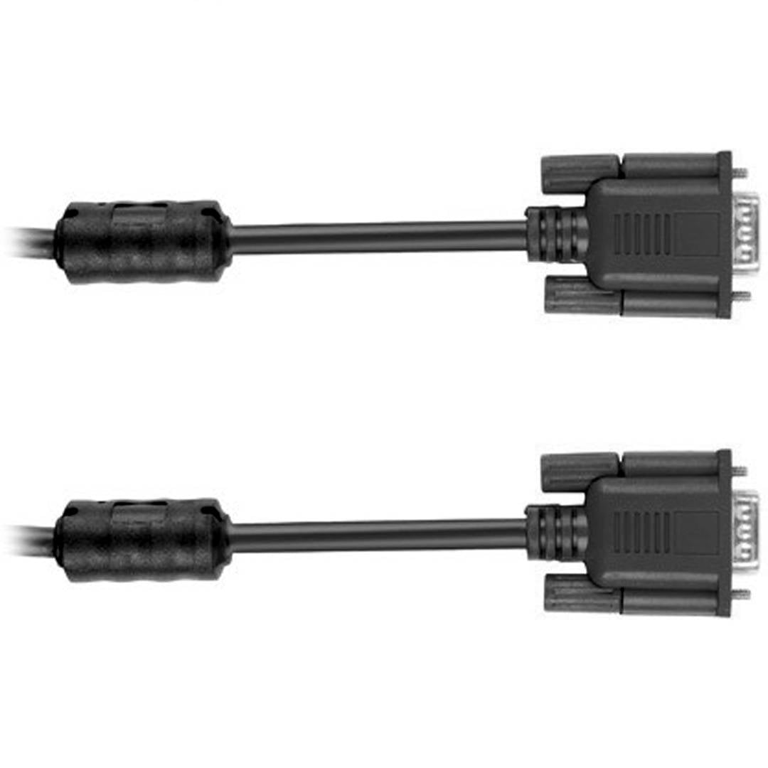 Black Lanberg VGA cable 1.8 m male to male 